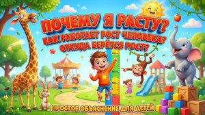 Почему я расту 👶 Как растёт человек | Простое объяснение для детей