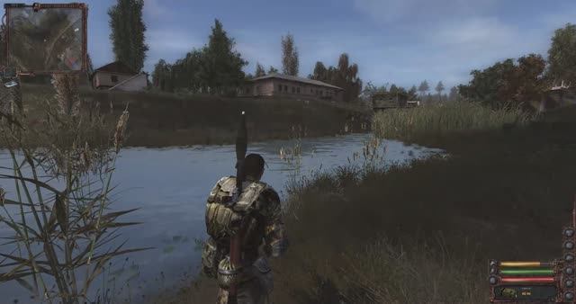 46 S.T.A.L.K.E.R. Lost Alpha DC о янтарь уничтожить лагеря бандитов найти вещи гребня гитара и кейс