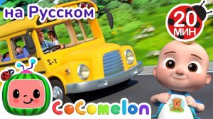 Колёса на Школьном Автобусе 🎶🚌# CoComelon на русском — Детские песенки