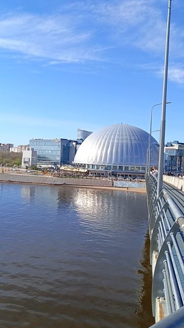 Санкт Петербург Прекрасный вид с Яхтенного моста на Финский залив.