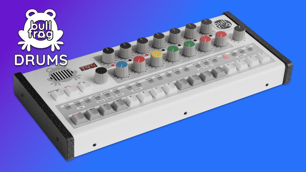 Erica Synths x Richie Hawtin Bullfrog Drums Introducing