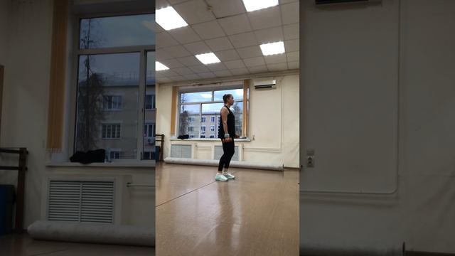 Силовая тренировка с гантелями по 2 кг.!