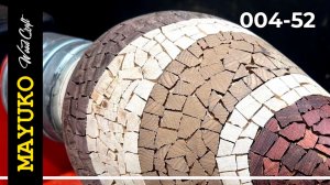 Ваза из дерева Сегментное точение по дереву на токарном станке Токарная Школа A&B Токарка по дереву