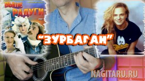Песня ЗУРБАГАН на простых аккордах без баррэ, разбор на гитаре