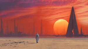 Атмосфера футуристической космической оперы Solara для медитации на 2 часа