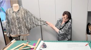 Блузка летучая мышь. Построение с нуля.