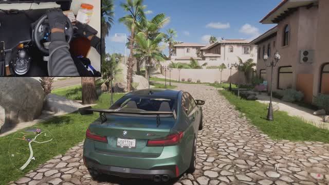 BMW M5 CS | Forza Horizon 5 | Руль Logitech G923🚘😎👍
