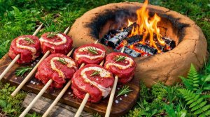 Стейки из говядины, приготовленные на огне