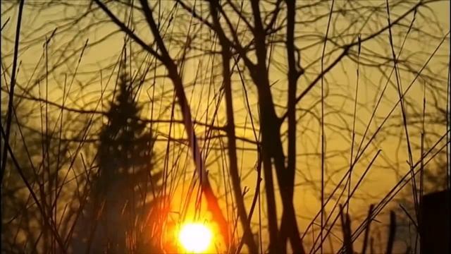 Закат (Курская область 24.02.2018 Ускоренная съемка)