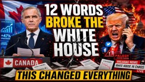 12 Words That Shook the White House  Mark Carney’s Calm vs Chaos