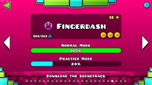 прохождение FingerDash 100%(Geometry dash)