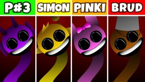 INCREDIBOX SPRUNKI: ФАЗА 3 НО ВСЕ — SIMON 👨🎤 VS PINKI 💖 VS BRUD 🧪!