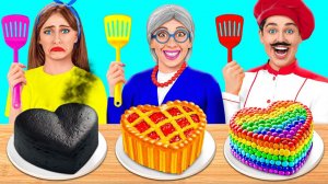 Кулинарный Челлендж# Я против Бабушки # Фантастическая Кулинарная Битва от Jelly DO Challenge