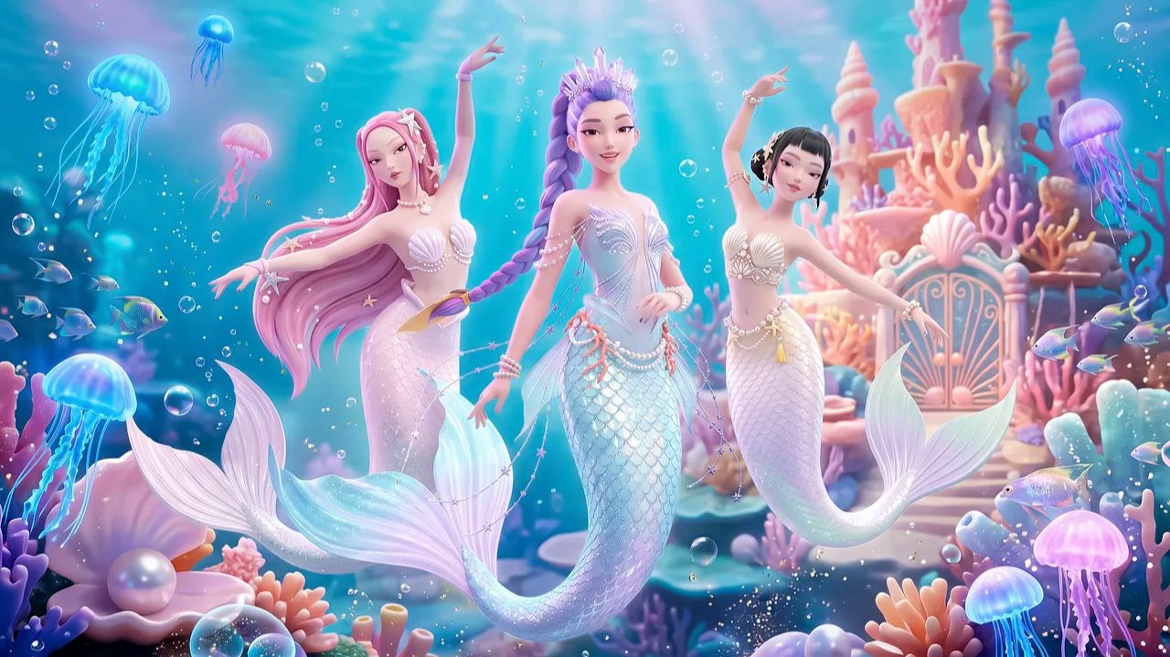 Затерянные в Царстве русалок 🧜♀️🌊 [KPop Охотники на демонов]