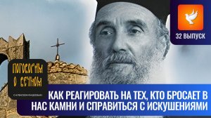 Как реагировать на тех, кто бросает в нас камни, и справиться с искушениями. #32 выпуск