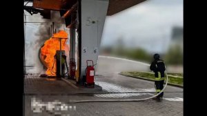 АЗС подконтрольную всу в Херсоне прикурили дроном FPV.