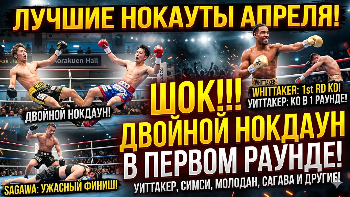 Лучшие нокауты апреля 2026 часть 2