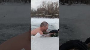 12 февраля 2026 чугунка очередное закаливание вместе с Игорем.