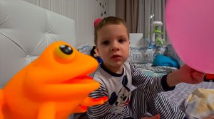 Игры на потолке непослушная лягушка антистресс !