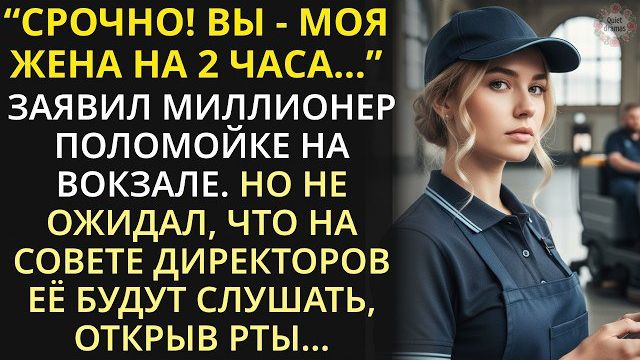 Истории из жизни|Миллионер пригласил поломойку с вокзала|Аудио рассказы|Жизненные истории
