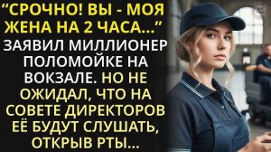 Истории из жизни|Миллионер пригласил поломойку с вокзала|Аудио рассказы|Жизненные истории