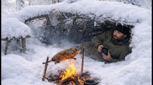 Экстремальное испытание на выживание в снегу: сможете ли вы вовремя построить укрытие?