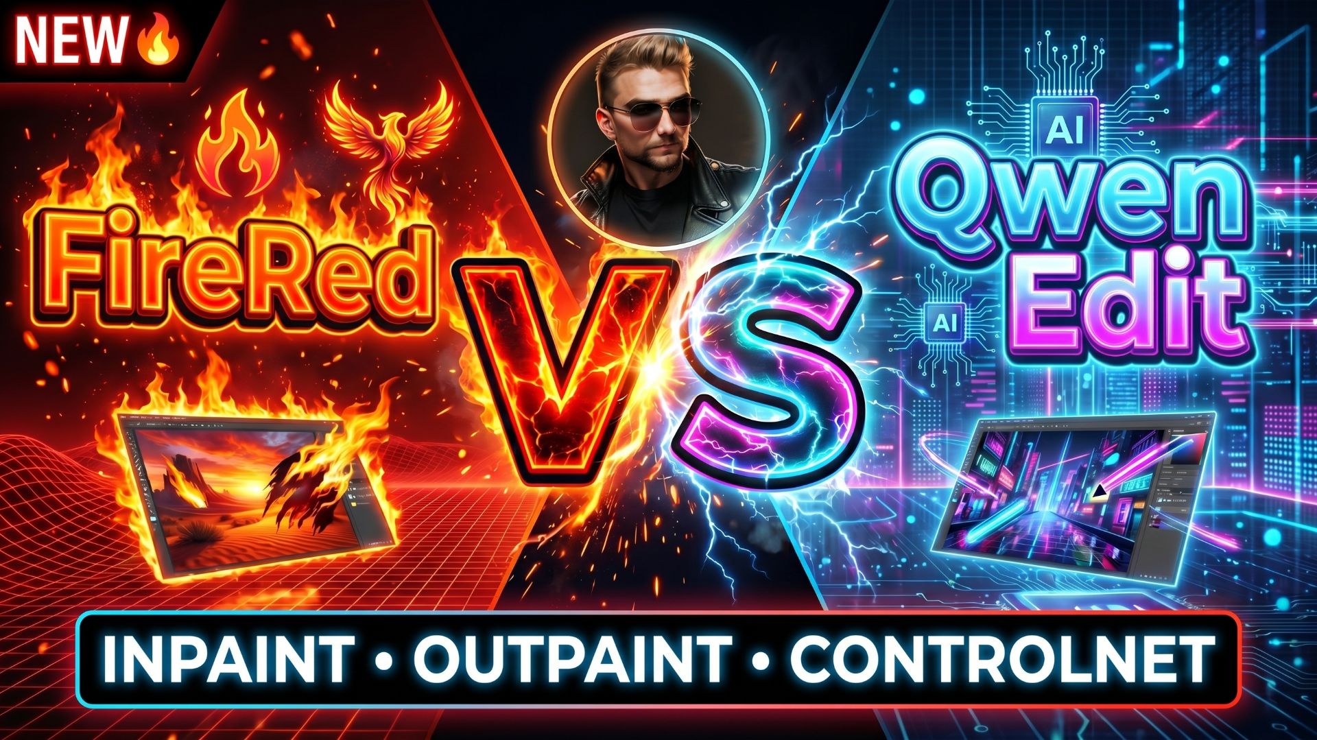 FireRed All in One - Inpaint - Outpaint - Controlnet Workflow