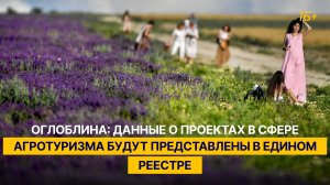 Оглоблина: данные о проектах в сфере агротуризма будут представлены в едином реестре