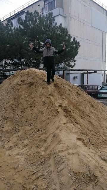 На дюне.