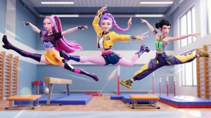 Соревнование по гимнастике 🤸♀️✨[KPop Demon Hunters]
