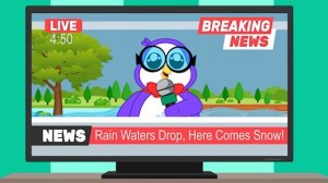 Gus the Gummy Gator Learns about the Weather! Educational Videos for Kids!