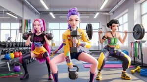 Тренировка для всего тела 💪🔥[KPop Demon Hunters]