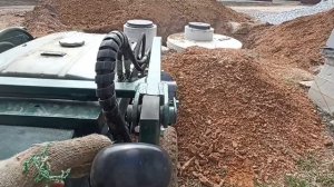 самодельный минитрактор. работа.