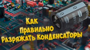 Как правильно разряжать конденсаторы