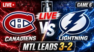 Тампа-Бэй Лайтнинг — Монреаль Канадиенс NHL. 1/8 финала. 6-матч Плей-офф Прямая трансляция