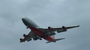 Прилет Boeing 747 Rossiya в Аэропорт Шереметьево