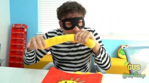 Gus the Gummy Gator Pokemon Detective Pikachu finds the food thief!!!