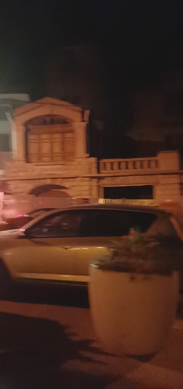 Парк в ночи п. Симеиз. Крым.