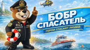 Правила безопасности на воде детям от Бобра-спасателя.выпуск 8