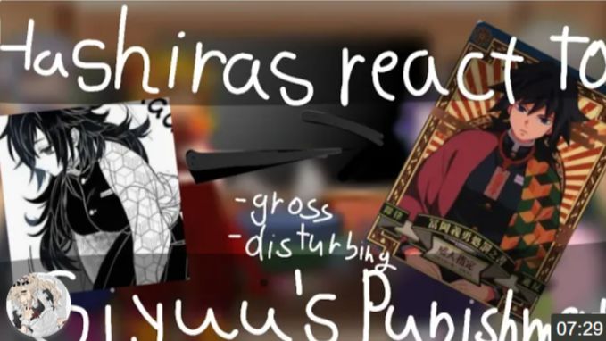 • Hashiras React To Giyuu's Punishment... •, • Gl2 •, • Gross •, • Sad •,