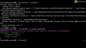 2. Ansible Ad-Hoc command - ansible command
