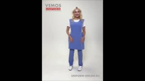 УНИФОРМА ГОРНИЧНОЙ, УБОРЩИЦЫ, КЛИНИНГА (НАКИДКА, БРЮКИ) арт. UB 23 BLUE