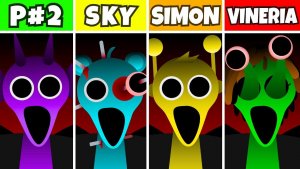 INCREDIBOX SPRUNKI: ФАЗА 2 НО ВСЕ — SKY 🌌 VS SIMON 👨🎤 VS VINERIA 🌿!