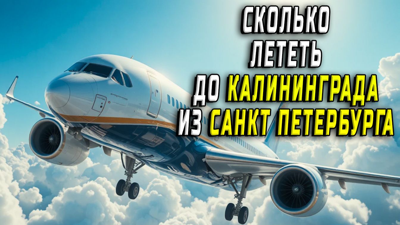 Сколько лететь до Калининграда из Санкт Петербурга
