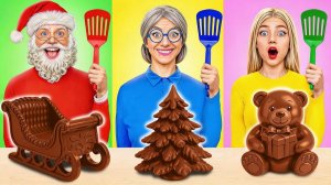 Кулинарный Челлендж# Я против Бабушки с Санта Клаусом от Jelly DO Challenge