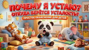 Почему я устаю 😴 Откуда берётся усталость | Простое объяснение для детей