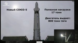 Трансляция запуска новой ракеты «Союз-5»