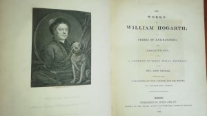 Works of William Hogarth  Series of Engravings John Trusler  Volume I