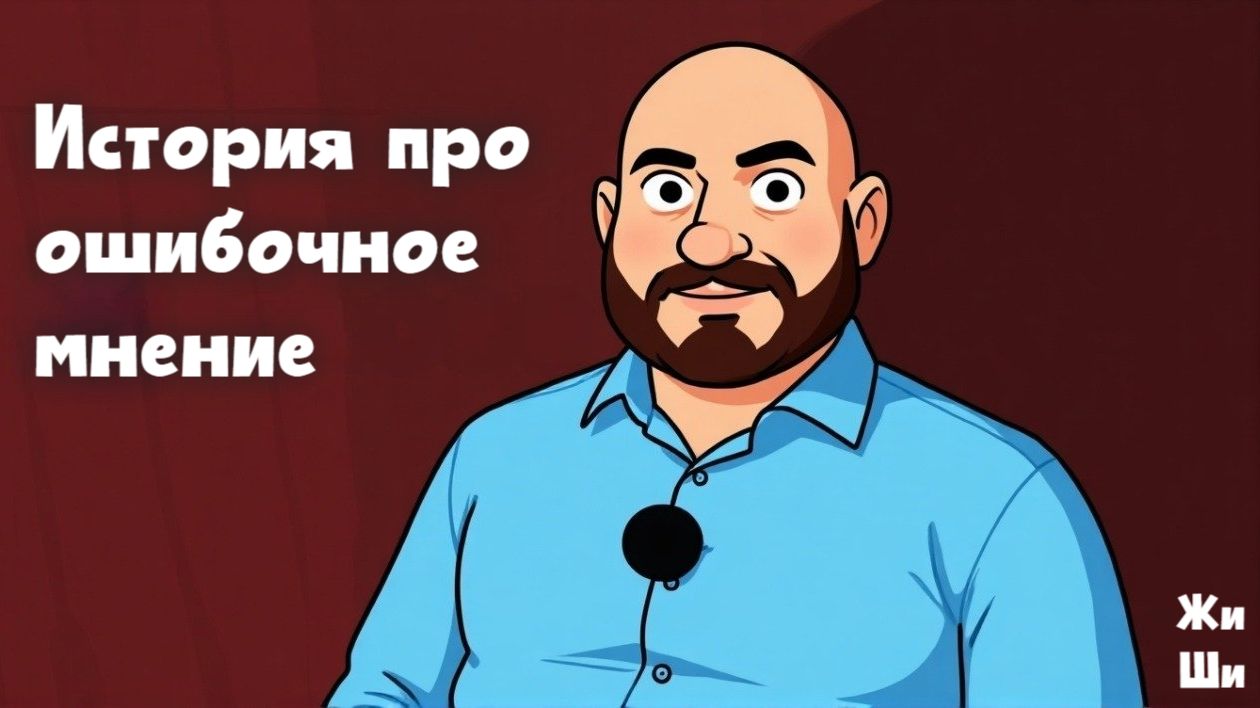 История про ошибочное мнение