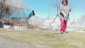 Мы на даче / навожу порядок к 1 маю / Рулька на костре